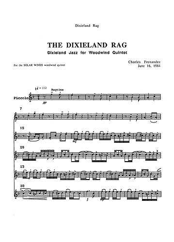 Charles Fernandez: The Dixieland Rag (Parts)
