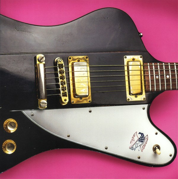 Electric Guitar Greeting Card - Black Guitar (6 Pack)