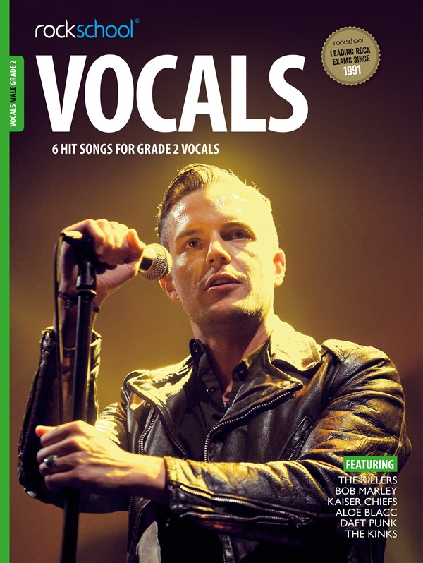 Rockschool: Vocals Grade 2 - Male (Book/Audio Download) 2014-2017 Syllabus