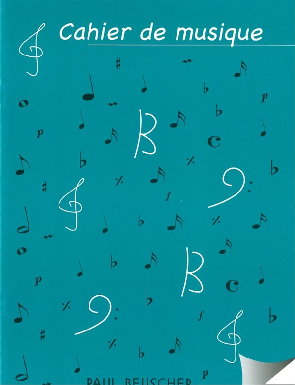 Cahier De Musique À 12 Portées - Grand Format