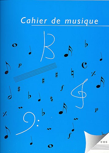 Cahier De Musique Beuscher: 12 Portées - 96 Pages (Reliure Spirale)