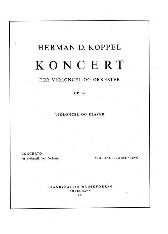 KONCERT OP.56, VCL/ORK