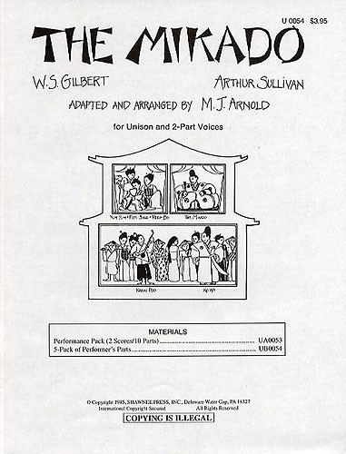 William Gilbert/Arthur Sullivan: The Mikado (5-Pack Of Performer?s Parts)