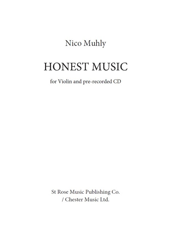 Nico Muhly: Honest Music