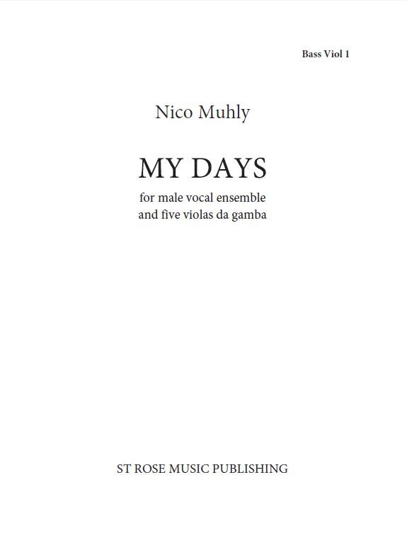Nico Muhly: My Days (Parts)