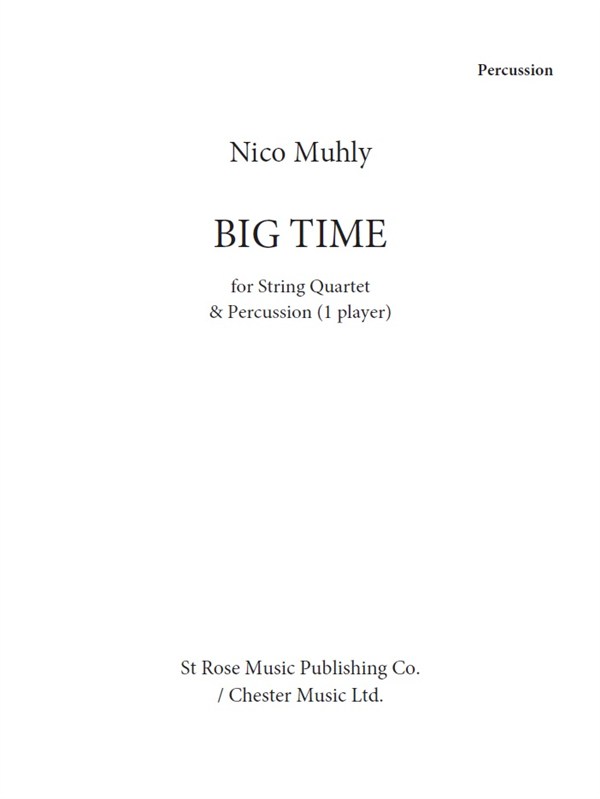 Nico Muhly: Big Time (Parts)