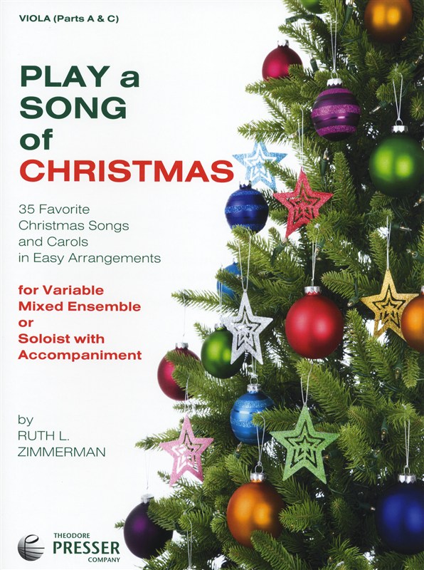 Play A Song Of Christmas - Variable Mixed Ensemble Or Solo With Accompaniment (Viola)