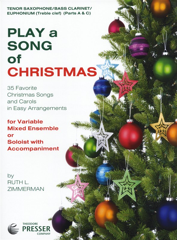 Play A Song Of Christmas - Variable Mixed Ensemble Or Solo With Accompaniment (Tenor Saxophone)