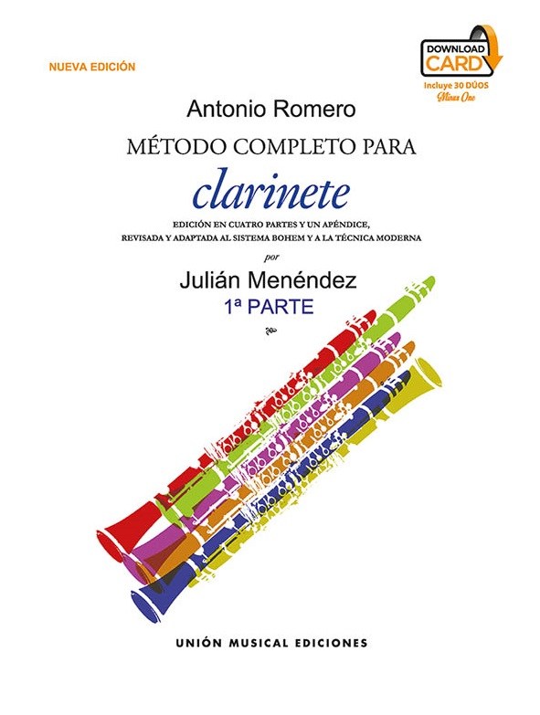 Antonio Romero: Metodo Completo Para Clarinete