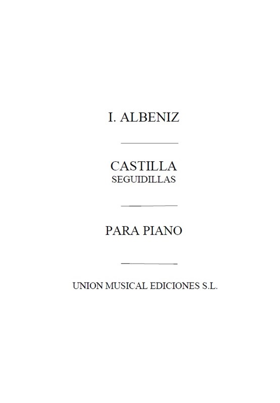 ALBENIZ CASTILLA SEGUIDILLA 1PF4HNDS