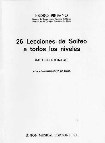Pirfano 26 Lecciones De Solfeo
