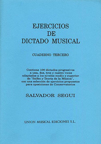 Segui Ejercicios De Dictado Musical Volume 3