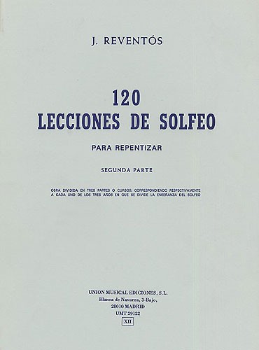 Reventos 120 Lecciones De Solfeo Ii