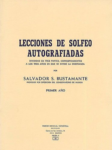 Bustamante Lecciones De Solfeo Ii