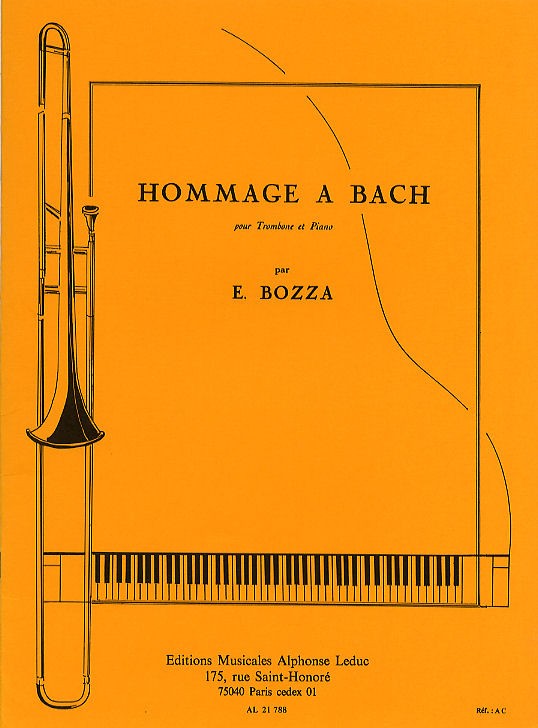 Eugène Bozza: Hommage à Bach (Trombone/Piano)