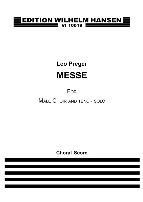 Leo Preger: Messe (Vocal Score)