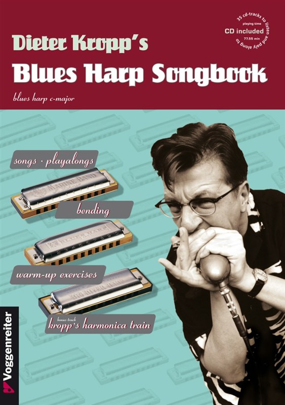 Dieter Kropp: Kropp's Blues Harp Songbook (Book/CD)