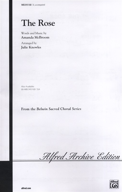 Amanda McBroom: The Rose (2-Part)