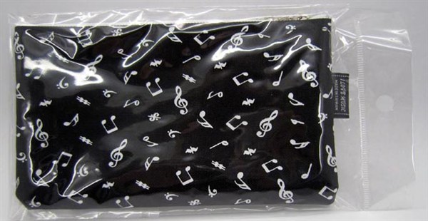 Music Notes Blyant Bag - Rectangular