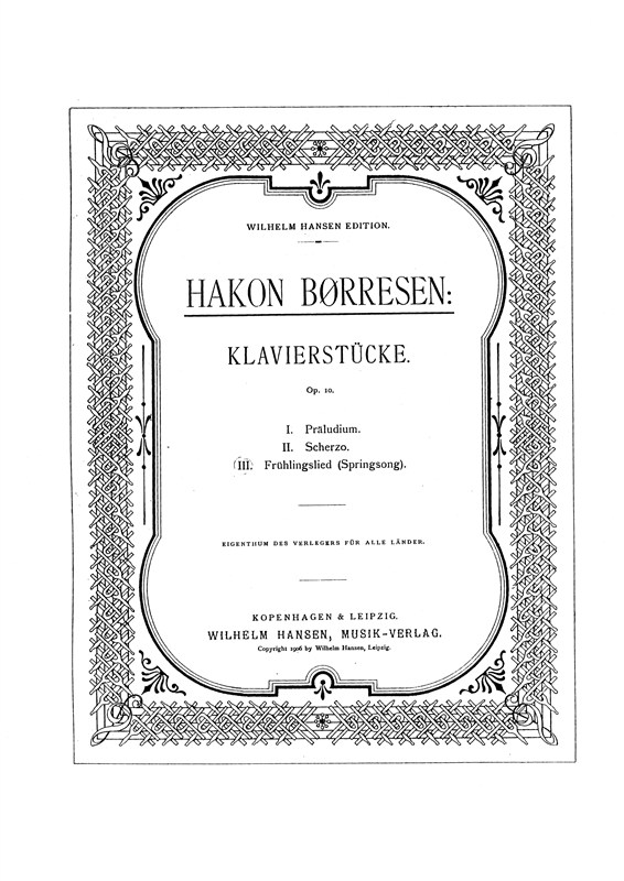 Klavierst¾cke - No. 3 Fr¾hling