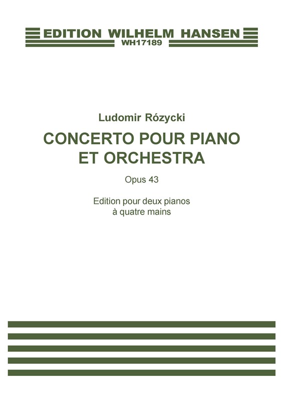Ludomir Rózycki: Concerto Pour Piano (Two Pianos)