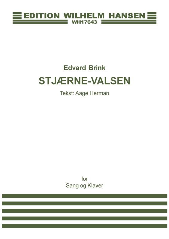 Edvard Brink: Stjærne-Valsen (PV)