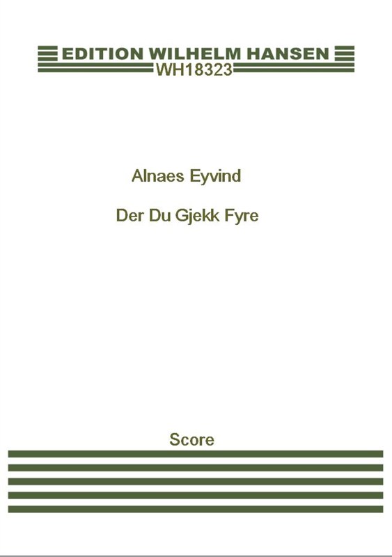 Eyvind Alnæs: 3 Sange Op. 17 (Score)