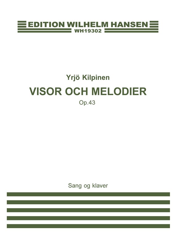 VISOR OCH MELODIER OP. 43 HÆFTE 1