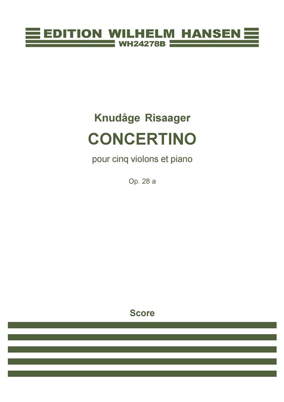 Knudåge Riisager: Concertino Op.28a (Score)