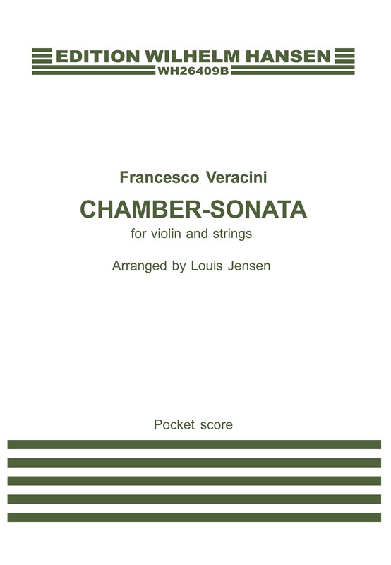 Francesco Veracini: Chamber Sonata For Violin And Strings (Score)