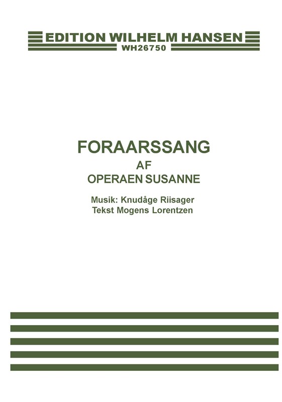 Forarssang Af Operaen Susanne