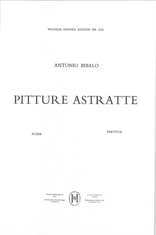 Pitture Astratte (1950)