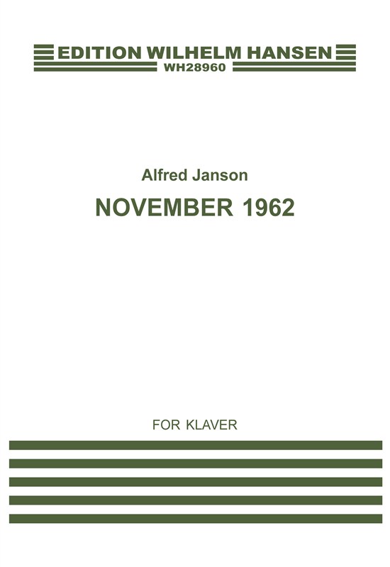 Alfred Janson: November 1962