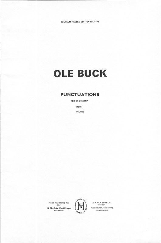 Punctuations Per Orchestra