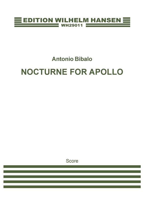 Antonio Bibalo: Nocturne For Appollo (Full Score)