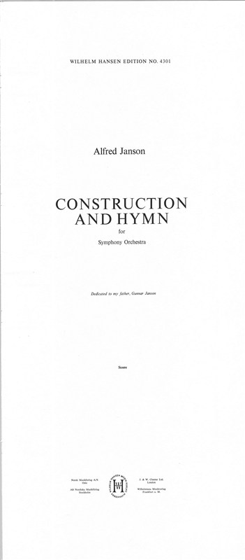 Construction And Hymn (1963)