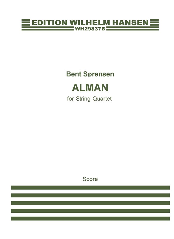 Sorensen, B Alman String Quartet M/S
