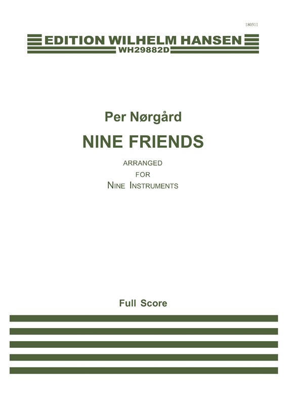 Per Nørgård/Søren Birch (Arr.): Nine Friends - Arranged for Nine Instruments (Score)