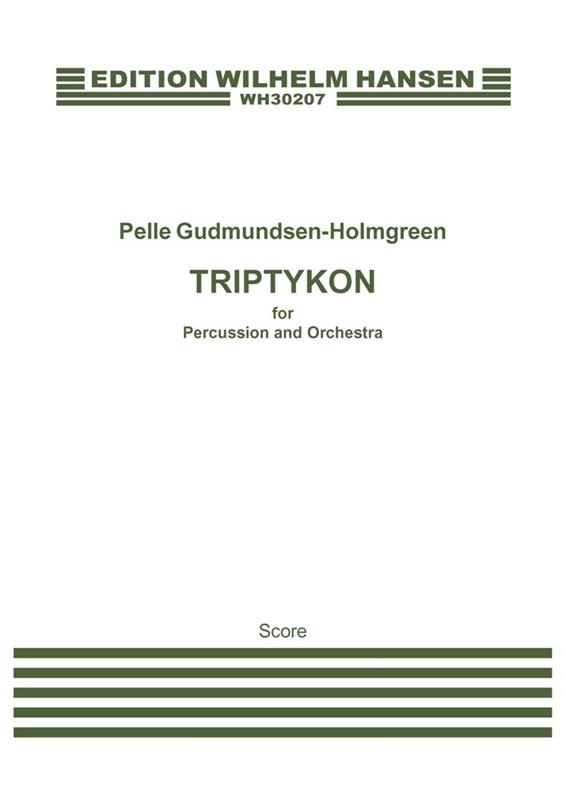 Gudmundsen-holmgreen Triptykon Percussion Concerto Conductor's Score