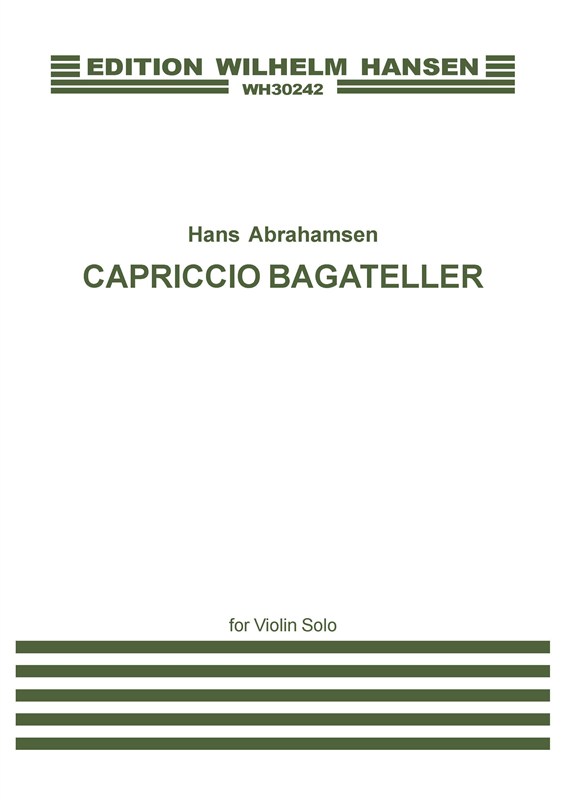 Abrahamsen Capriccio Bagateller