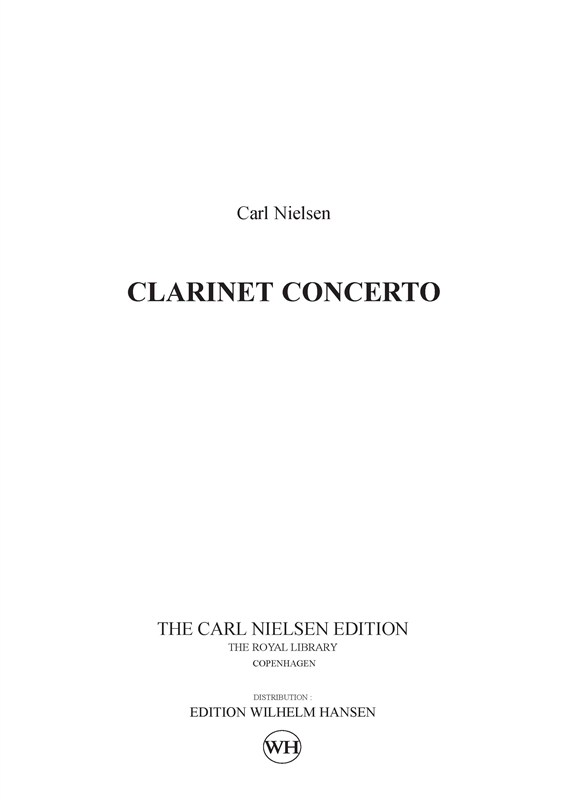 Carl Nielsen: Clarinet Concerto Op. 57 (Score)