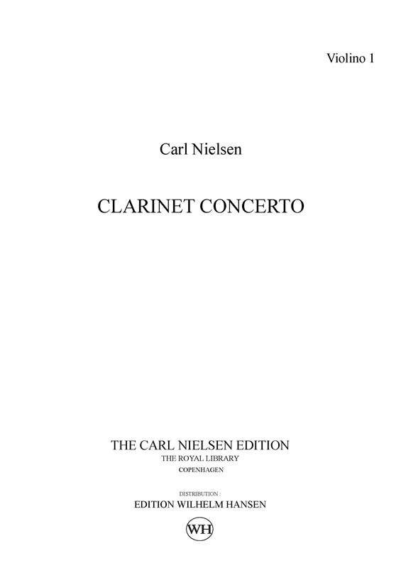 Carl Nielsen: Clarinet Concerto Op. 57 (Parts)