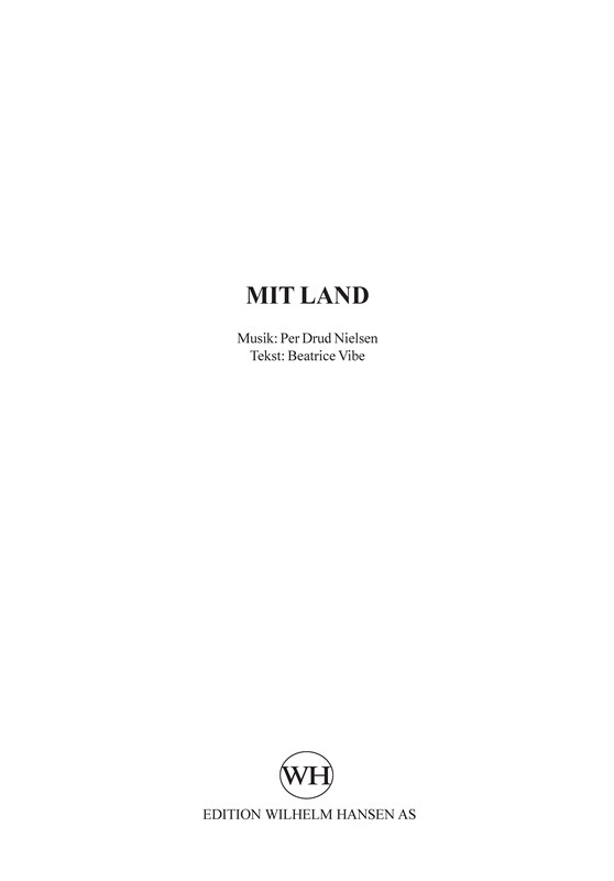 PER DRUD NIELSEN MIT LAND SATB