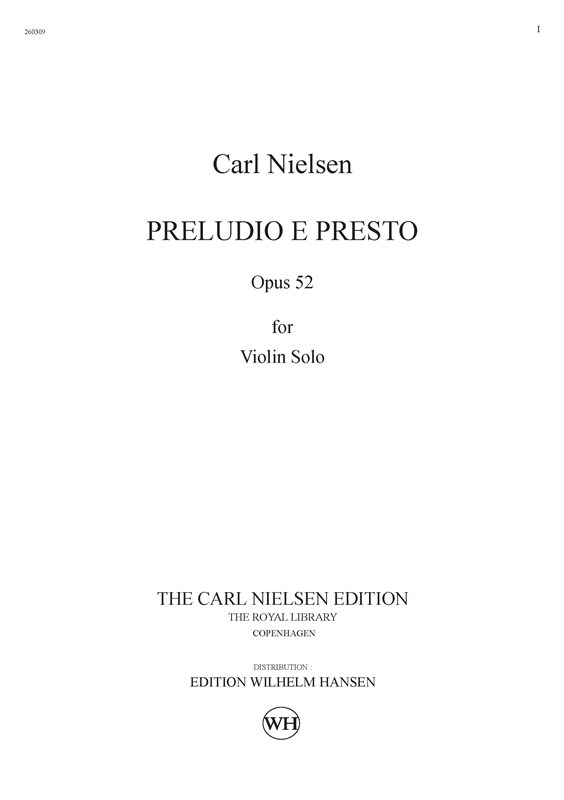 PRELUDIO E PRESTO OP. 52