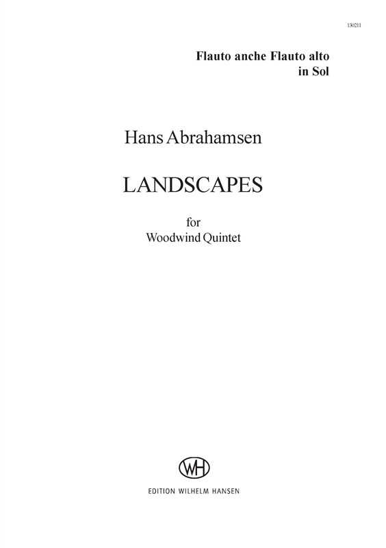 LANDSKABER - BLÆSERKVINTET NR. 1-PARTS