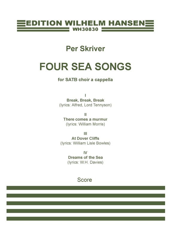Per Skriver: Four Sea Songs (SATB)