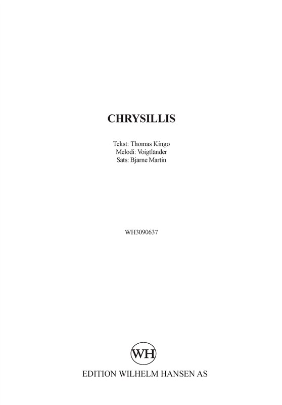 Bjarne Martin: Chrysallis