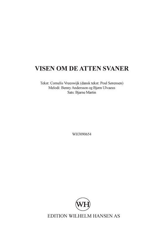 Bjarne Martin: Visen Om De Atten Svaner