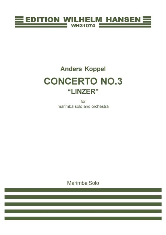 KOPPEL ANDERS CONCERTO NO3 FOR MARIMBA SOLO PART