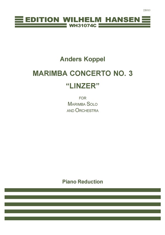 Koppel Concerto No3 Marimba Solo Pf